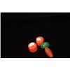 Image 2 : MIX BEAD LOT: CORAL, JADE & SEED (4 PCS)