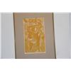 Image 2 : FRAMED 1962 GIFT PRINT, "LOVING ACROBATS"; SIGNED SUEKO M. KIMURA 96/125