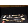 Image 1 : MIXED LOT: SWEATER GUARDS, THIMBLE, PEARL SHORTENER & "SILVER BULLET" (7 PCS)