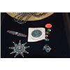 Image 1 : TURQUOISE & SILVER JEWELRY (5 PCS)