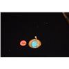 Image 1 : 14K TURQUOISE PENDANT (17.9 GTW)