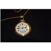 Image 2 : ELGIN POCKET WATCH ON CHAIN W/10K (3.3 G) ID TAG