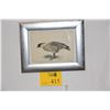 Image 1 : FRAMED WATERCOLOR, "NENE"; SIGNED GENA BENTALL