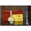 Image 1 : CHINESE MINIATURE PORCELAIN VASE W/GRAPE MOTIF W/BOX (4 3/4")