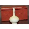 Image 3 : CHINESE MINIATURE PORCELAIN VASE W/GRAPE MOTIF W/BOX (4 3/4")