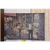 Image 2 : OIL ON CANVAS, "CHINATOWN MARKET"; SIGNED PATRICIA PSOMAS (36" X 24")