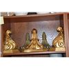 Image 2 : ORNATE GOLD WALL SCONCES (5 PCS)