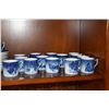 Image 2 : ROYAL COPENHAGEN CHRISTMAS CUPS W/SAUCERS (19 SETS)