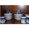 Image 3 : ROYAL COPENHAGEN CHRISTMAS CUPS W/SAUCERS (19 SETS)
