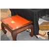 Image 3 : KOA END TABLE W/ORANGE TOPS (PAIR)
