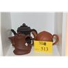 Image 1 : YI HSING TEA POTS (3 PCS)