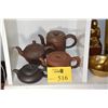Image 1 : YI HSING TEA POTS (4 PCS)