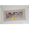 Image 1 : FRAMED PRINT, HERD OF MOOSE BY DOT BARDARSON 242/500