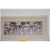 Image 2 : FRAMED PRINT, HERD OF MOOSE BY DOT BARDARSON 242/500