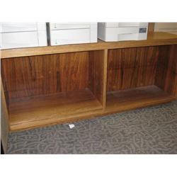 2 Cherry Credenza Bookcases