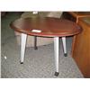 Image 1 : Cherry Rolling Oval Utility Table