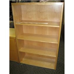 Ash Maple 5 Ft Solid Bookcase