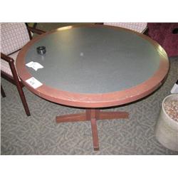 Mahogany Round Conference Table