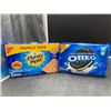 Image 1 : Honey Maid Graham Crackers Family Size and Oreo Cookies Family Size