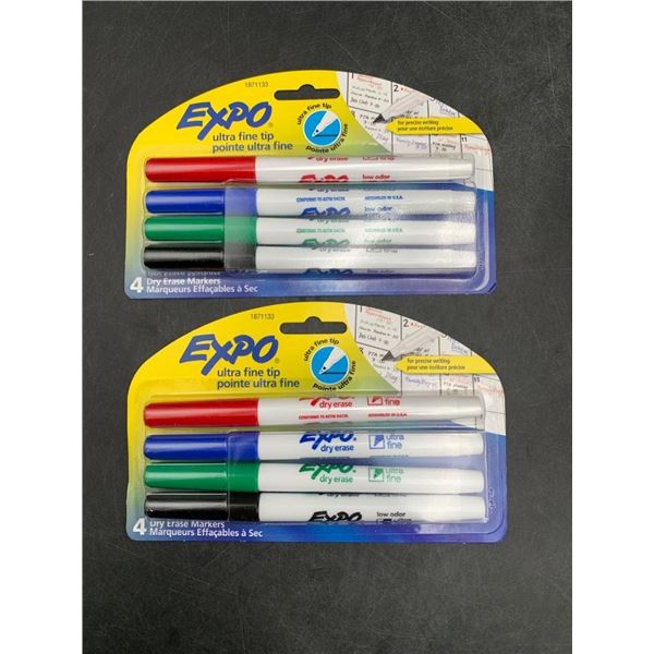 Expo Ultra Fine Tip Dry Erase Markers, 2 x 4-Packs