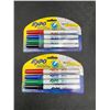 Image 1 : Expo Ultra Fine Tip Dry Erase Markers, 2 x 4-Packs