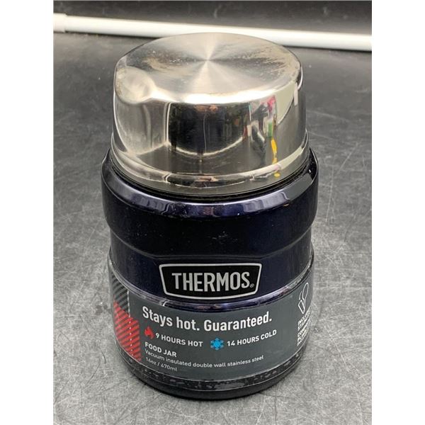 Thermos Stainless Steel Stay Hot Food Jar, 16oz, Insulated