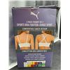 Image 2 : PUMA 2-Pack Sports Bras with DryCell and Convertible Back, Size Medium