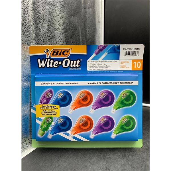 BIC Wite-Out Correction Tape  10-Pack