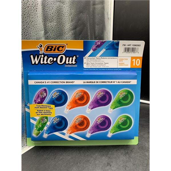 BIC Wite-Out  Correction Tape, 10-Pack