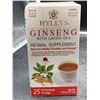 Image 2 : Hyleys Ginseng With Green Tea Herbal Supplement, 25 Tea Bags