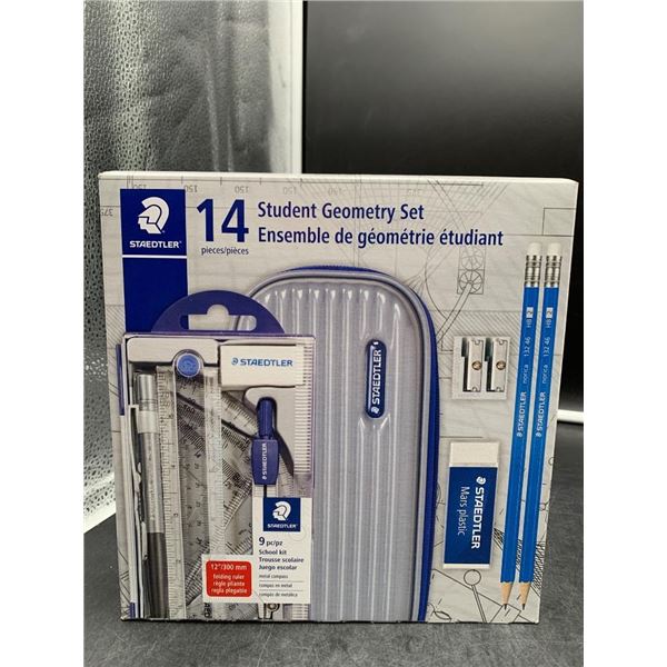 Staedtler 14-Piece Student Geometry Set with Case