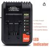 Image 1 : PCC692L Replacement for Porter Cable 20V Battery Charger Compatible with Porter Cable 20V Max Lithiu