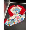 Image 1 : Toddler 2T Care Bears Christmas Pajama Set with Red Shirt and Printed Pants