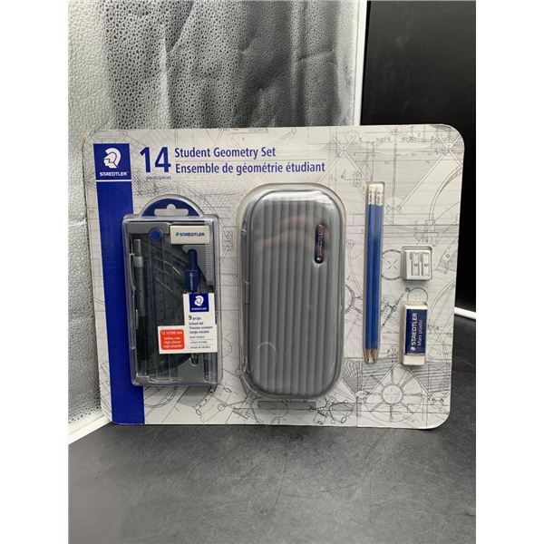 Staedtler 14-Piece Student Geometry Set with Case