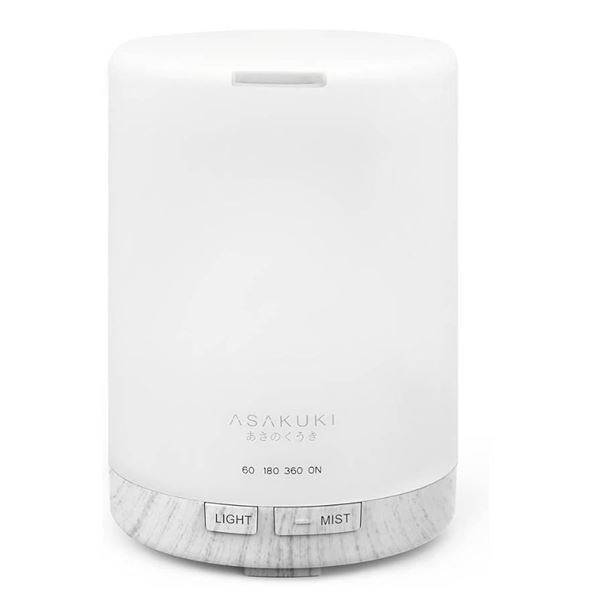 ASAKUKI 300ml Essential Oil Diffuser, Ultrasonic Cool Mist Aromatherapy Vaporizer Fragrant Humidifie