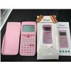 Image 2 : IPepul Graphing Calculator Graph-96MS2, Pink, With Cover