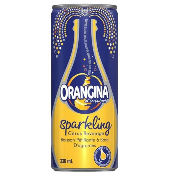 Orangina Sparkling Beverage 6 x 330ml Cans