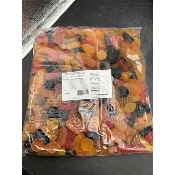 Clara Winegum Candy Bag 3kg with Nutritional Information