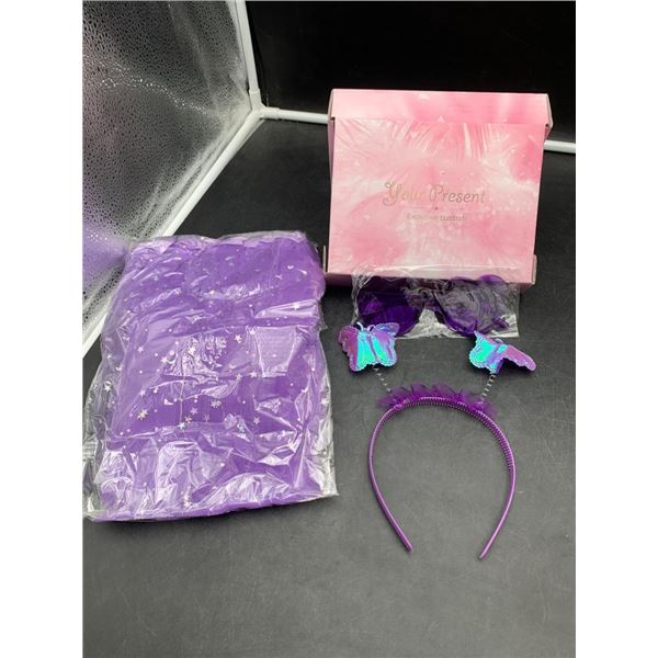 MUYANN Girl Tutu Skirt Outfit with Accessories