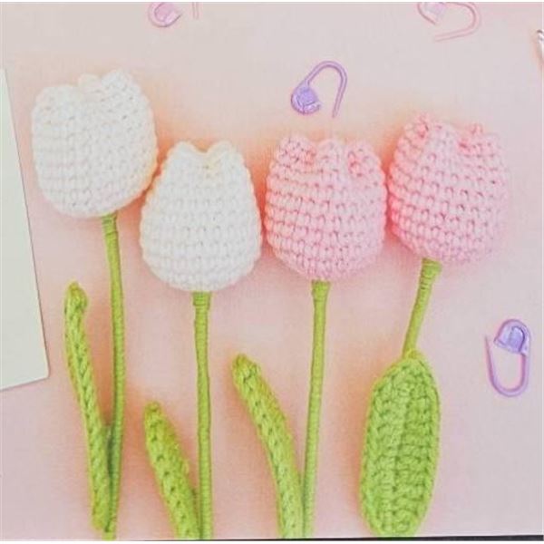 Muse Decor Learn to Crochet Kit – Tulip Bouquet