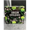 Image 2 : Origin Organic Lime Sparkling Water 6-Pack, 355mL Each