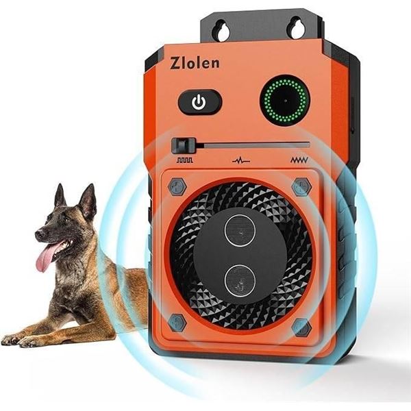 Zlolen Dog Bark Deterrent Devices – Bark Box Anti Bark Device for Dogs with 3 Modes Up to 5