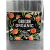 Image 2 : Origin Organic Peach Sparkling Water, 6 Pack, 355 mL Cans