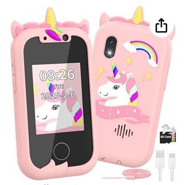 Kids Smart Phone with Unicorn Design
