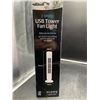 Image 4 : USB Tower Fan Light with 2-Speed Settings and Bladeless Design