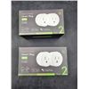 Image 2 : Lot of 4 Voice Control Smart Plug WP3 Two Packs with App Compatibility