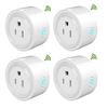 Image 1 : Lot of 4 Voice Control Smart Plug WP3 Two Packs with App Compatibility