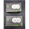Image 2 : Lot of 4 Voice Control Smart Plug WP3 Two Packs with App Compatibility
