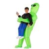 Image 1 : JASHKE Alien Inflatable Costumes for Adults
