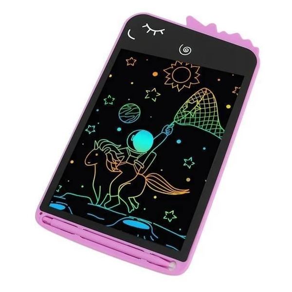 Zoyful 8.5-Inch LCD Writing Tablet With Unicorn Design Pink